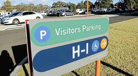 #htmlcaption1 Visitor Parking Sign